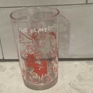 Flinstones Fred & Barney 60’s Welch’s Glass Jelly Jar